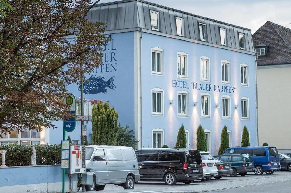 Hotel Blauer Karpfen Oberschleißheim Eksteriør billede